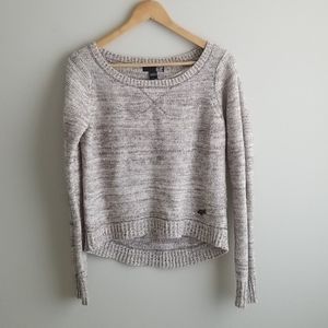 fox lightweight wool high-low sweater